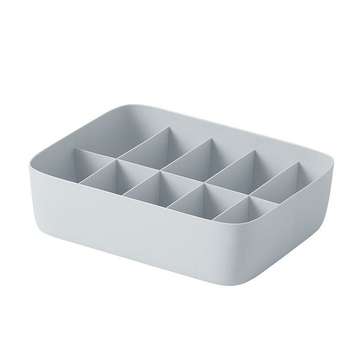Underwear Stockings Plastic Storage Box Drawer Type Clothes Baskets Sorting Box wi... (COLOR.: GRAY)
