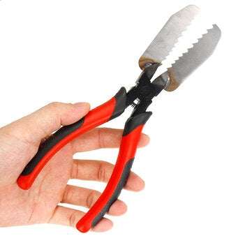 Tooth Pliers Black and Red with Large Teeth Face Removing Pliers