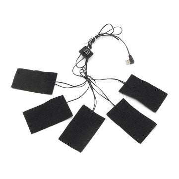 5pcs 65 Electric Heating Pad 3 Gear Adjusted DIY Thermal Vest Heated Clothes