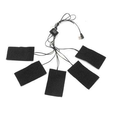 5pcs 65 Electric Heating Pad 3 Gear Adjusted DIY Thermal Vest Heated Clothes