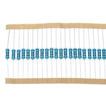 500pcs 1W Metal Film Resistor 1% 100 ohm Resistance