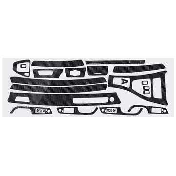 5D Reflective Carbon Fiber Interior Decal Car Moulding Trim Strip Full Kit Sitcker For ... (TYPE: A)