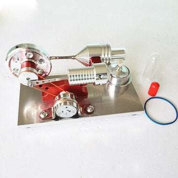 Upgrade Red Stirling Engine Generator Engine Micro Engine Model Steam Engine Hobby Birthday Gift
