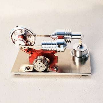 Upgrade Red Stirling Engine Generator Engine Micro Engine Model Steam Engine Hobby Birthday Gift
