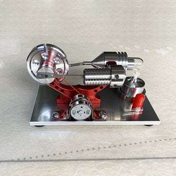 Upgrade Red Stirling Engine Generator Engine Micro Engine Model Steam Engine Hobby Birthday Gift