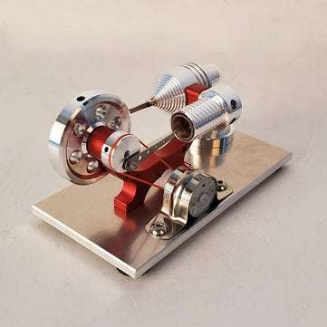 Upgrade Red Stirling Engine Generator Engine Micro Engine Model Steam Engine Hobby Birthday Gift
