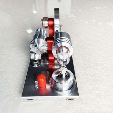 Upgrade Red Stirling Engine Generator Engine Micro Engine Model Steam Engine Hobby Birthday Gift