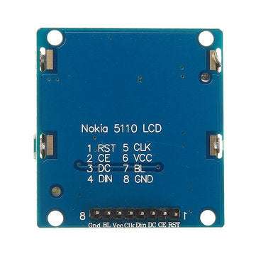 5pcs 5110 LCD Screen Display Module SPI Compatible With 3310 LCD