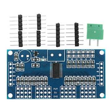 5pcs 16 Road PWM/Servo/Steering Gear Drive Plate Controller Module Robot IIC PCA9685