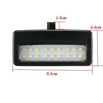 Universal 1 Pair 12V Mirror Visor LED Light Lamp for BMW F10 F11 F07 F01 F02 F03