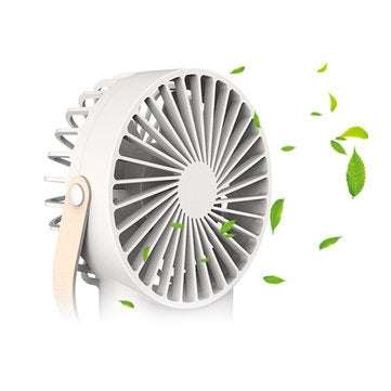 UB-05 USB Rechargeable Portable Mini Copper Mute Fan Desktop Office Fan with 2500mAh Capacity Batter