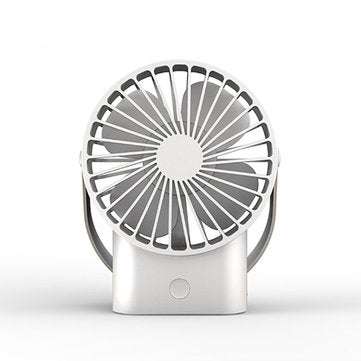 UB-05 USB Rechargeable Portable Mini Copper Mute Fan Desktop Office Fan with 2500mAh Capacity Batter