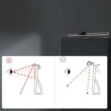 5W Type-C Computer Monitor Light Bar LED Screen Hanging Light Stepless Dimming Reading Lamp