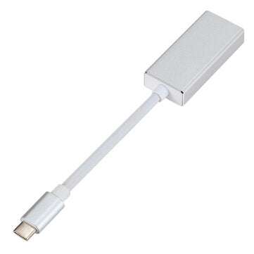 Type-C to Mini DisplayPort Cable Adapter USB3.1 Support 4K HDTV Converter Male to... (COLOR: SILVER)