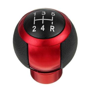 5 Speeds Car Gear Stick Shift Knob Universal Maunal Shifter Lever Cover Blue (COLOR.: RED)