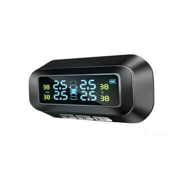 TY-1 Tire Pressure Monitor System Real-time Tester LCD Screen with 4 External Sensors Auto Power On