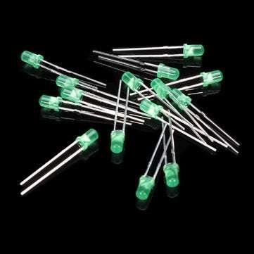 500pcs 3MM LED Diode Kit Short Leg Mixed Color Red Green Yellow Blue White