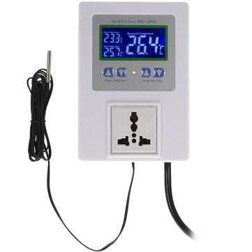 TMC-2000 AC110-240V 10A -50C~110C LCD Digital Intelligent Pre Wired Temperatur... (PLUG: USPLUG)