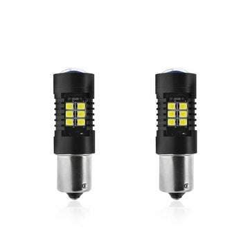 TXVSO8 1156 BA15S P21W 21SMD Car LED Light Bulb 5W Super Bright 6000K White Reverse Turn Signal Lamp