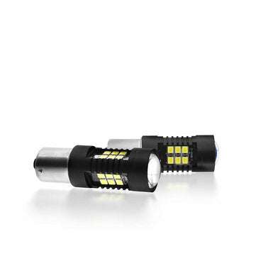 TXVSO8 1156 BA15S P21W 21SMD Car LED Light Bulb 5W Super Bright 6000K White Reverse Turn Signal Lamp