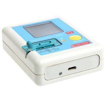 T7 Transistor Tester Multifunctional Tester TFT Diode Triode Capacitance Meter LCR ESR Meter NPN PNP