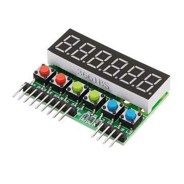 TM1637 6-Bits Tube LED Display Key Scan Module DC 3.3V To 5V Digital IIC Interface Six In One 0.36 I