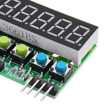 TM1637 6-Bits Tube LED Display Key Scan Module DC 3.3V To 5V Digital IIC Interface Six In One 0.36 I