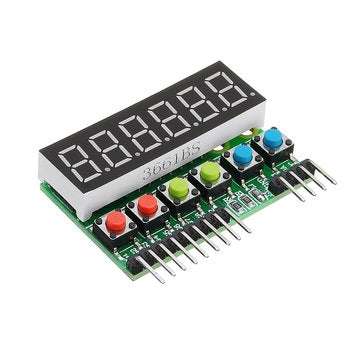 TM1637 6-Bits Tube LED Display Key Scan Module DC 3.3V To 5V Digital IIC Interface Six In One 0.36 I