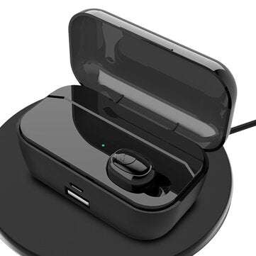 TWS Wireless bluetooth5.0 Earphone 3500mAh Smart Touch LED Display... (COLOR.: WHITE | TYPE: SINGLE)