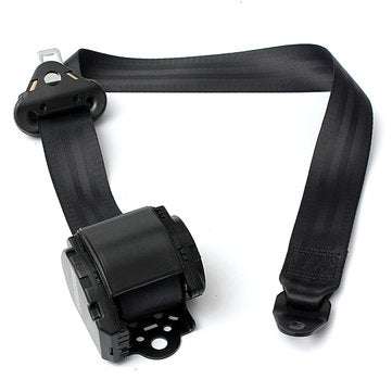 Universal Retractable 3 Point Auto Car Safety Seat Lap Belt Set Kit