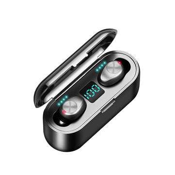 TWS Wireless bluetooth5.0 Earphone 3500mAh Smart Touch Dual LED Display 8D Hifi Sports Headphone Wit