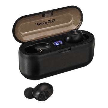TWS Wireless bluetooth5.0 Earphone 3500mAh Smart Touch Dual LED Display 8D Hifi Sports Headphone Wit
