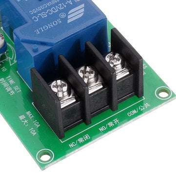 TK-RD09-200S 12V DC 0-200S Adjustable 30A Time Delay Relay Module High Precision Monostable