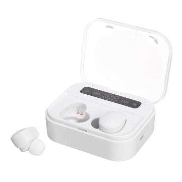 TWS Wireless bluetooth 5.0 Earphone LED Display 2200mAh Power Bank IPX7 Waterproof Bilateral Call He