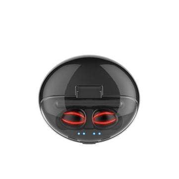 TWS Wireless bluetooth 5.0 Earphone DSP Noise Cancelling Bilateral Call Stereo 2800mAh Power Bank He