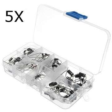500 Pcs Diodes Kit Rectifier Schottky 1N4007 1N4148  1N5817 1N5408 1N5822 1N5399 FR107 FR207 In Comp