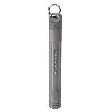 Titanium Emergency EDC Storage Box Lightweight Survival Case Capsule Pill Holder... (COLOR.: SILVER)