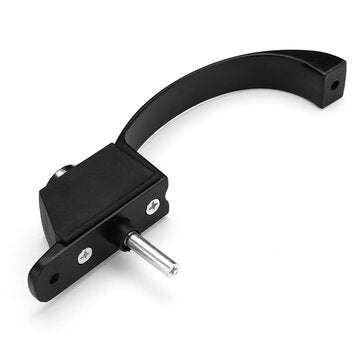 Universal Window Handle Inline Lock Handle Pull Locking Home Safety Lock (COLOR.: BLACK)