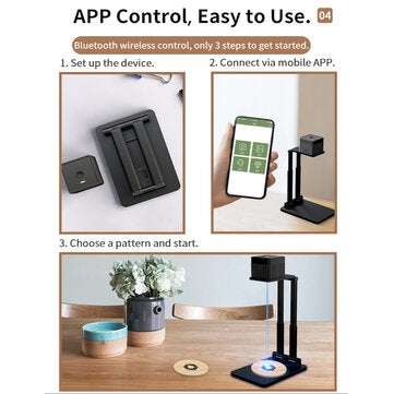 TWO TREESTOTEM LC100 1500mW 405nm bluetooth APP Mini Laser Engraving Machine Printer Engraver CNC
