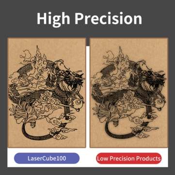 TWO TREESTOTEM LC100 1500mW 405nm bluetooth APP Mini Laser Engraving Machine Printer Engraver CNC
