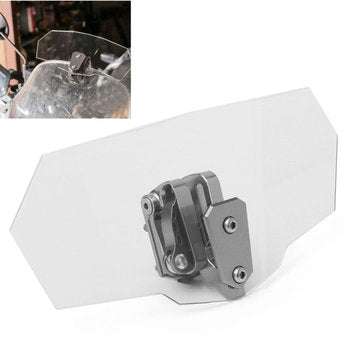 Universal Motorcycle Windscreen Deflector Pit Bike Windshield Transparent