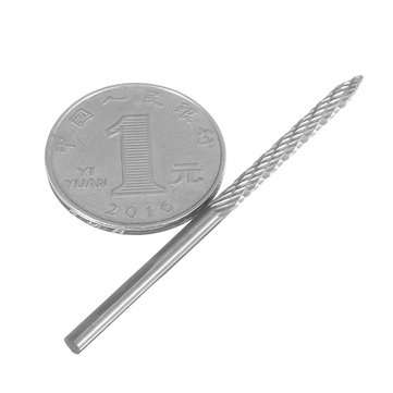 Tire Repair Drill Reamer 3mm Drill Bit 60mm Length High Carbide Cutting Tool