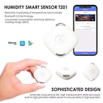 T201 bluetooth Wireless Humidity Smart Sensor Indoor Outdoor Temperature Humidity Sensor For Android