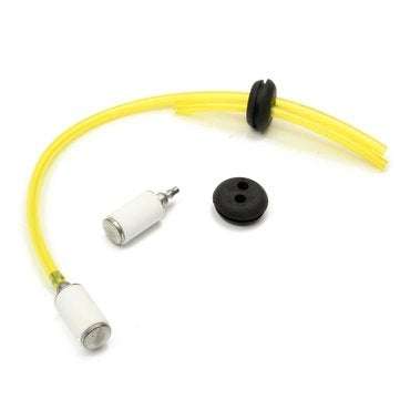Two Hole Fuel Line Filter Grommet 2 Hose Pipe Gas Tank Breather Strimmer