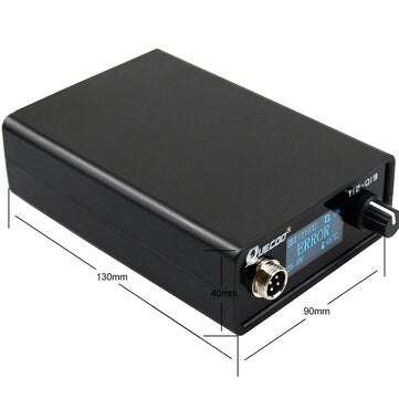 T12-Q19 Digital Soldering Station Electronic Soldering Iron OLED 1.3inch AC/DC Power with M8 Metal H