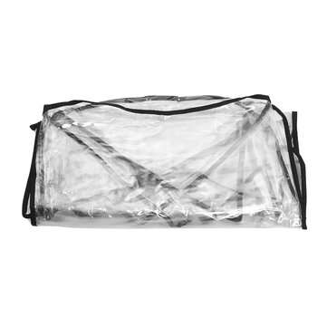 Twin Baby Carriage Rain Cover Stroller Infant Prams Transparent Windproof Shield