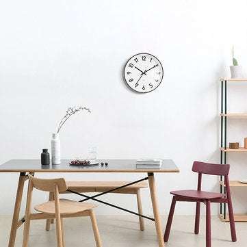 Time Aesthetics C lassic Wall Clock Silent Art Clock Non Ticking Excellent Accurate Sweep Movement M
