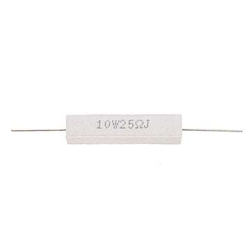 50pcs 10W 25 ohm 25R Ceramic Cement Resistor