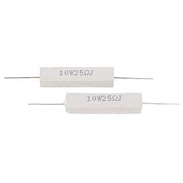 50pcs 10W 25 ohm 25R Ceramic Cement Resistor