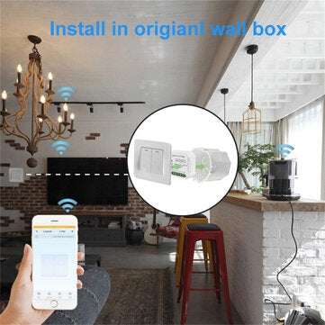 Tuya ZB 1 Way Smart Switch On-off Device APP Mobile Phone Voice Control Modification Module